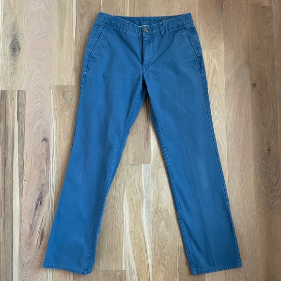 BONOBOS Straight Leg Chino 31 /32 in Blue / Light Navy Blue - Picture 1 of 10